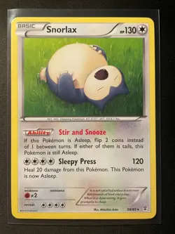 Snorlax 58/83 Rare Generations Pokemon NM - Image 1