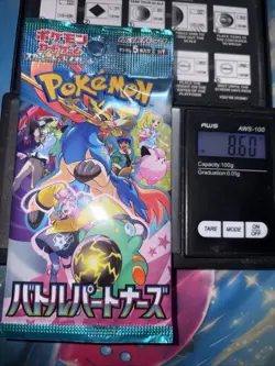 Heavy 8.60g Pokemon Sealed Journey Together Japanese Booster Pack - Image 1
