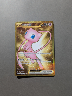 Mew Ex 205/165 Pokemon TCG 151 Gold Hyper Rare English - Image 1