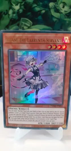 Ariane the Labrynth Servant ULTRA RARE 1st Ed VLP TAMA-EN016 - Image 1