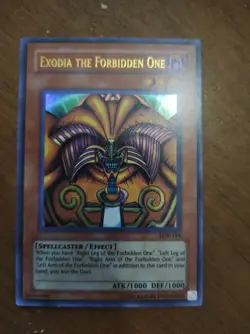 Exodia the Forbidden One LOB-124 The Legend of Blue Eyes & Left Leg LOB-121 - Image 1