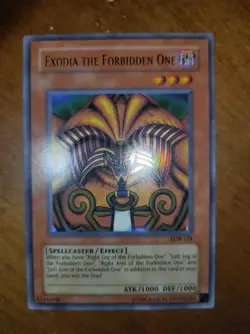 Exodia the Forbidden One LOB-124 The Legend of Blue Eyes & Left Leg LOB-121 - Image 2