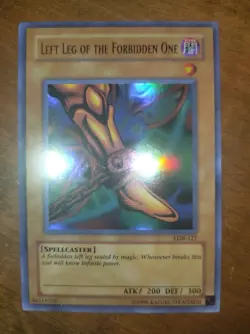 Exodia the Forbidden One LOB-124 The Legend of Blue Eyes & Left Leg LOB-121 - Image 5