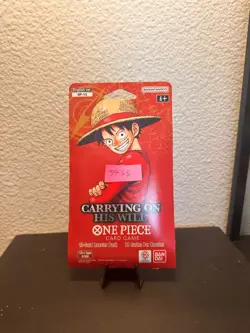 One Piece TCG OP-13 Carrying On His Will New Blister Pack HEAVY SEALED 37.55🔥 - Image 2