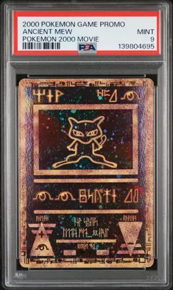 2000 POKEMON GAME MOVIE POKEMON 2000 MOVIE ANCIENT MEW PSA 9 - Image 1