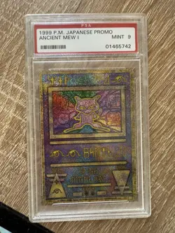 Ancient Mew I Pokemon 1999 Holo Movie Promo Japanese PSA 9 - Image 5
