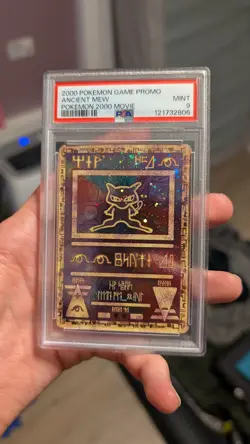2000 Pokemon Movie Promo Ancient Mew PSA 9 - Image 1