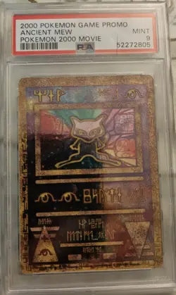 Ancient Mew 2000 Pokemon Game Promo PSA 9 - Image 3