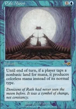 MTG magic cards 1x Pale Moon Nemesis Light Play, English - Image 1