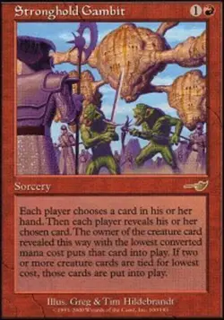 MTG magic cards 1x Stronghold Gambit Nemesis Light Play, English - Image 1