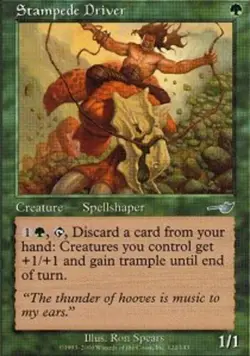 MTG magic cards 2x Stampede Driver Nemesis Light Play, English - Image 1