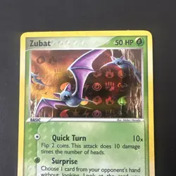 Pokemon Card - Zubat Hidden Legends 83/101 Common Reverse Holo MINT - Image 2