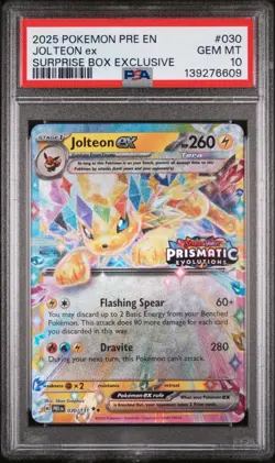 Jolteon ex (Stamped) 030/131 - Miscellaneous Cards & Products (PSA 10) - Image 1