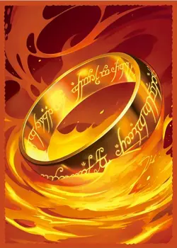 MTG Card Sleeves(The Ring) 104PCS Art Deck Protector, Matte Back & Clear Front - Image 1