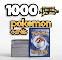 1000 Pokemon TCG Mega Ascended Heroes Cards REVERSE HOLO/HOLO Bulk Lot - Image 2