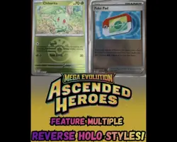1000 Pokemon TCG Mega Ascended Heroes Cards REVERSE HOLO/HOLO Bulk Lot - Image 3