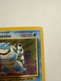 Blastoise - 2/102 - NM Pokemon Base Set Unlimited Holo Rare Card WOTC - Image 3