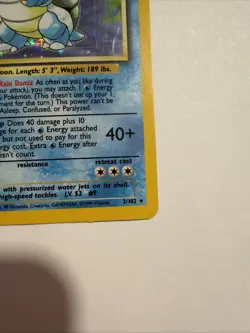 Blastoise - 2/102 - NM Pokemon Base Set Unlimited Holo Rare Card WOTC - Image 4