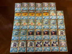 Pokemon CP6 20th Anniversary Japanese Card Lot Uncommon Commons Near Mint 1st Ed - Image 2
