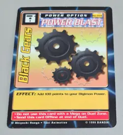Black Gears # Bo-104 Bandai Digimon Game Cards SERIE 2 Englisch Mint Vintage - Image 1