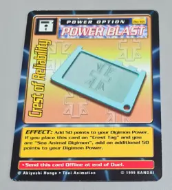 Crest of Reliability # Bo-101 Bandai Digimon Game Cards SERIE 2 EnN Mint Vintage - Image 1