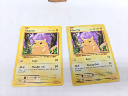 Pokemon - XY Evolutions - Pikachu Cracked Ice Holo & Regular Card pairing - Image 2