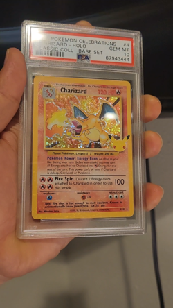 2021 Pokemon Celebrations Charizard PSA 10 Classic Collection Holo 4/102 - Image 2