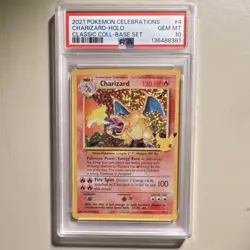 Pokemon 2021 Charizard 4/102 Holo Classic Collection Celebrations PSA 10 - Image 1