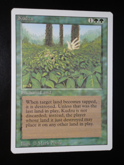 Kudzu Revised Edition NM Near Mint MTG Magic the Gathering - Image 1