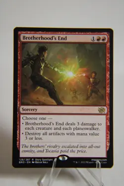 Brotherhood's End 128 The Brothers' War NM English 811 - Image 1