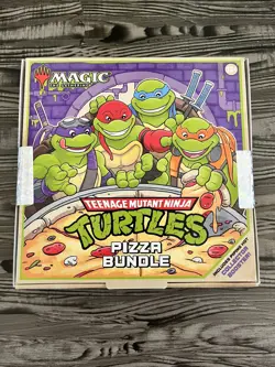 MTG Pizza Bundle Teenage Mutant Ninja Turtles TMT New Sealed Magic the Gathering - Image 1