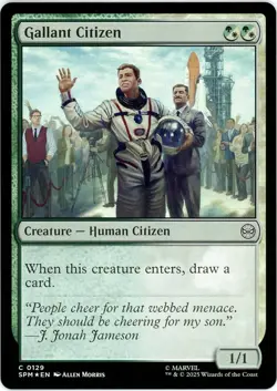 Gallant Citizen (Foil) - 0129 - Marvel's Spider-Man - MTG - NM/M - English - Image 1