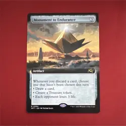 Magic: The Gathering Monument to Endurance DFT Extended Art Rare Artifact - Image 1