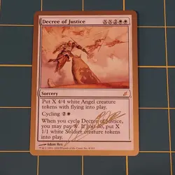 Decree of Justice - Magic the Gathering MTG 2004 World Championships Nice! - Image 1