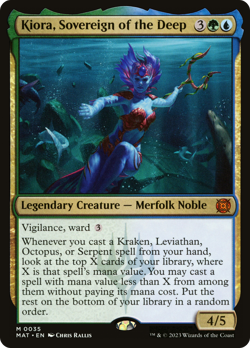 Kiora, Sovereign of the Deep [March of the Machine: The Aftermath] Magic MTG - Image 1