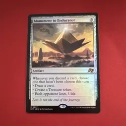 Magic: The Gathering Monument to Endurance DFT Foil Rare Artifact Victor Sales - Image 1