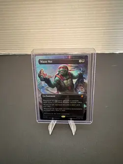 Waste Not (Borderless) Commander: Teenage Mutant Ninja Turtles Foil Promo 0132 - Image 1