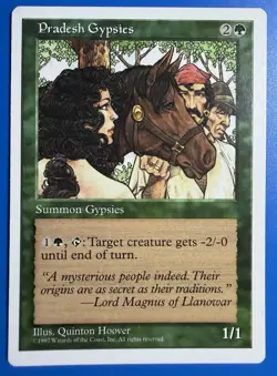 1 BANNED MTG | Pradesh G | Fifth Edition | 1997 | Magic The Gathering |NM - Image 1