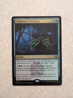 Cauldron of Essence - 0179 -MTG Secrets of Strixhaven (SOS) - NM (Foil) - Image 1