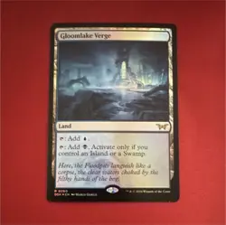 Magic: The Gathering Gloomlake Verge Duskmourn Foil Rare Land MTG FOIL - Image 1