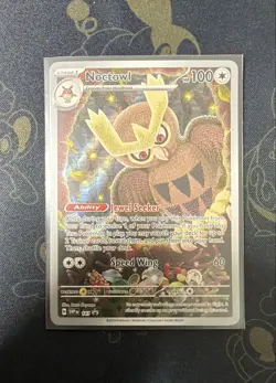Noctowl-141 (Pokemon Center Exclusive) 141 Sv: Scarlet & Violet Promo Cards Holo - Image 1