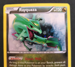 Holo Pokemon Card RAYQUAZA PROMO XY64 rare VGC Mitsuhiro Arita hp 120 - Image 1