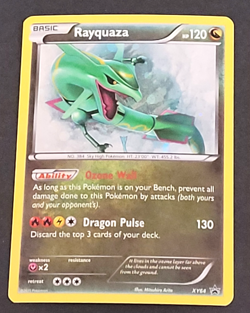 Holo Pokemon Card RAYQUAZA PROMO XY64 rare VGC Mitsuhiro Arita hp 120 - Image 3