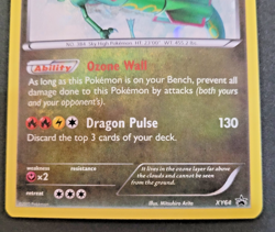 Holo Pokemon Card RAYQUAZA PROMO XY64 rare VGC Mitsuhiro Arita hp 120 - Image 5