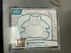 Pokemon Center Exclusive 151 MEW EN Elite Trainer Box SEALED w/Acrylic Case - Image 1