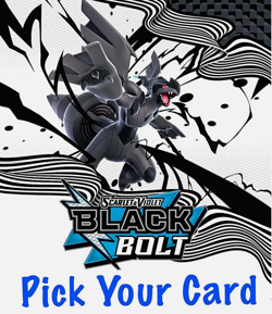 Pokemon TCG Black Bolt EX, Full Art, Pokeball & Masterball - Choose Your Card! - Image 1