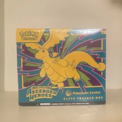 Pokemon Center Elite Trainer Box Mega Evolution Ascended Heroes Dragonite Zekrom - Image 1