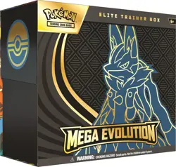 Pokemon TCG Mega Evolution Lucario Elite Trainer Box ETB NEW FACTORY SEALED - Image 1