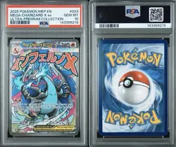 Pokemon Mega Charizard X ex 023 Me: Mega Evolution Promo Holo EX PSA 10 2025 - Image 3