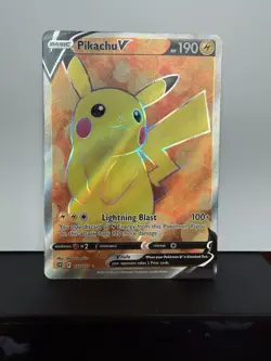 Pokemon TCG - Pikachu V 157/172 Brilliant Stars - Ultra Rare Holo - NM - Image 1